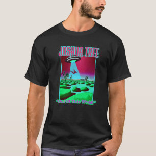 Camiseta Joshua Tree Saindo Deste Mundo Engraçado Abdução D