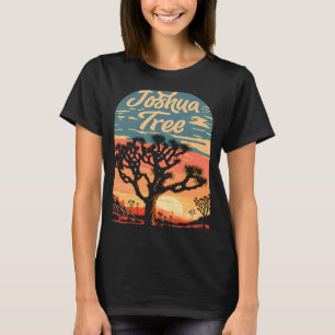 Camiseta Joshua Tree Sunset Retro Classic National Park 80s
