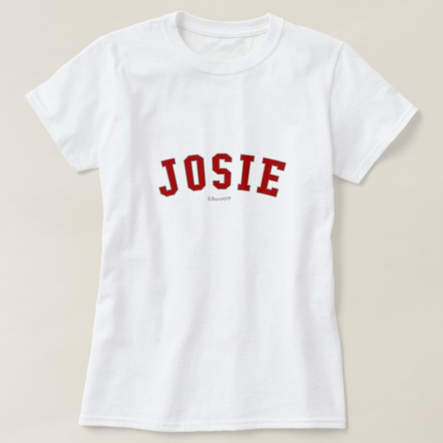 Camiseta Josie (Frente do Design)