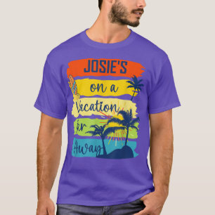 Camiseta Josies Em Uma Férias Muito Engraçada Citação Palm 