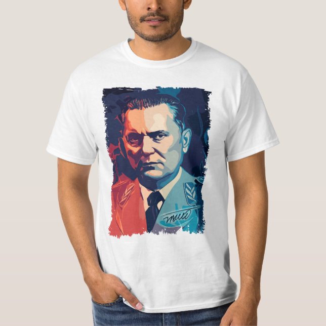 Camiseta Josip Broz Tito Presidente da Jugoslávia SFRJ (Frente)