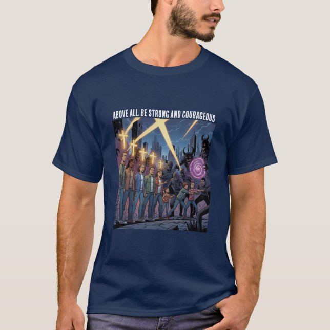 Camiseta Josué 1:18 (Frente)
