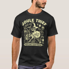 Camiseta Joule Thief Eletrônicos Engraçados Geek