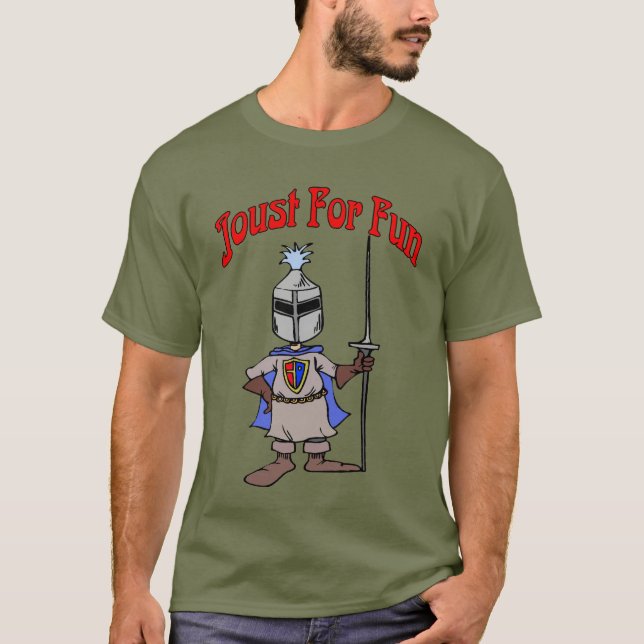 Camiseta Joust Para T-Shirt Divertido (Frente)