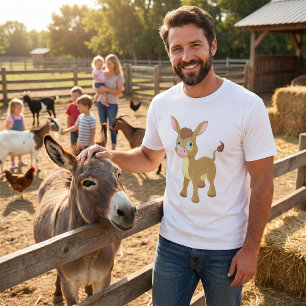 Camiseta Jovem Cachorro Bonito com Olhos Azuis Grandes