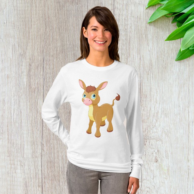 Camiseta Jovem Cachorro Bonito com Olhos Azuis Grandes (Criador carregado)