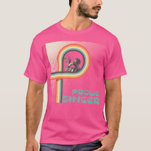 Camiseta Jovem Cantor Rnb Canta Na Frente Do Microfone