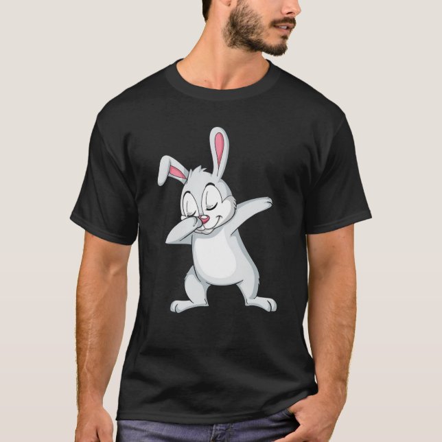 Camiseta Jovem Coelhinha Costume Crianças Bunny (Frente)