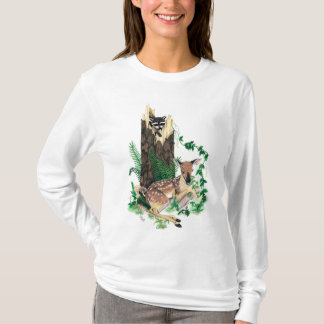 Camiseta Jovem corça dos cervos de Whitetail e Hoodie do
