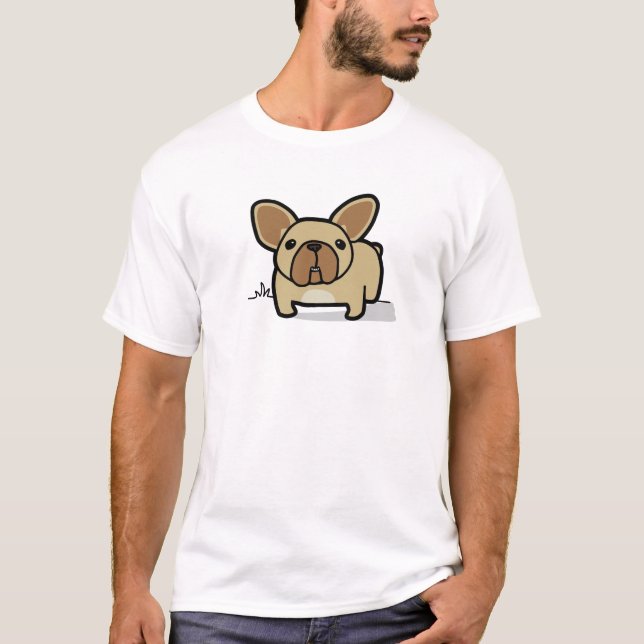 Camiseta Jovem corça Frenchie (Frente)