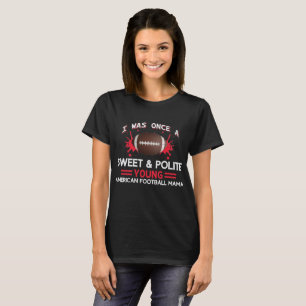 Camiseta Jovem de futebol doce e educada