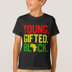 Camiseta Jovem dotado História Negra Mês Afro-Americano