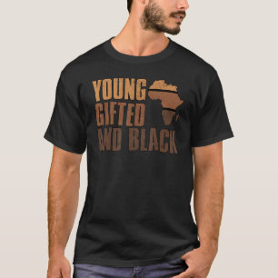 Camiseta Jovem e Menina Negra Rainha Melanina Meninas Crian