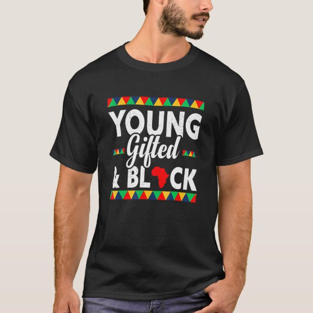 Camiseta Jovem ed & Black African Pride Black History Mês (Frente)