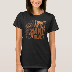 Camiseta Jovem ed e o Mês da História Negra Melanina Africa