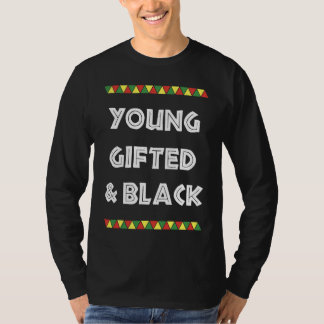 Camiseta jovem ed e preto História Negra