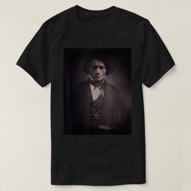 Camiseta Jovem Frederick Douglass Black History Month (Frente do Design)