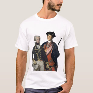 Camiseta Jovem George Washington e Lafayette