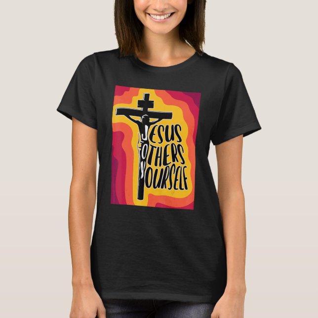 Camiseta JOVEM Jesus, outros, você, um cristão bonito (Frente)