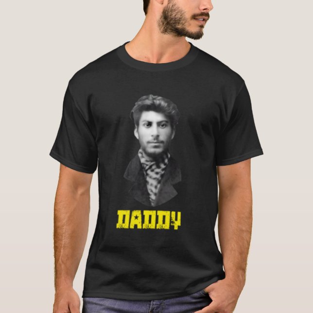 Camiseta Jovem Joseph Stalin Pai Ussr Socialista (Frente)
