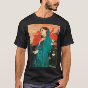 Camiseta Jovem mulher com Ibis Fine Art por Edgar Degas