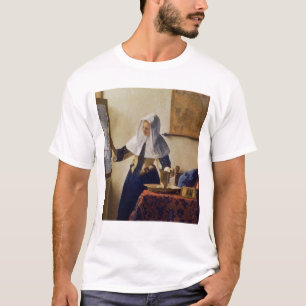Camiseta Jovem mulher com um jarro de água, c.1662