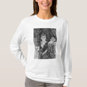 Camiseta Jovem mulher em um jardim, 1883