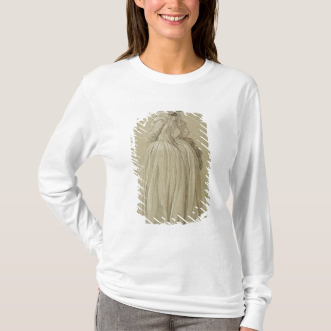 Camiseta Jovem mulher ereta (Frente)