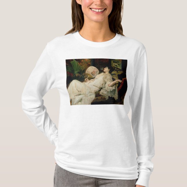 Camiseta Jovem mulher que fuma, 1894 (Frente)
