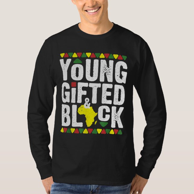 Camiseta Jovem Negro Dashiki Africano Orgulho M (Frente)