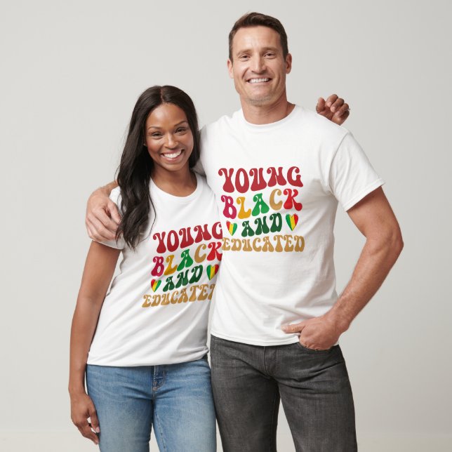 Camiseta Jovem Negro E Educado - História Negra (Unissex)