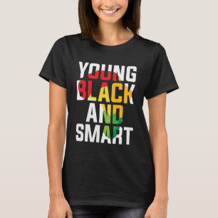 Camiseta Jovem Negro e Inteligente Eu Sou a Forte Quee Afri