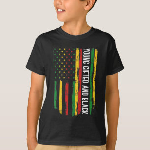 Camiseta Jovem Orgulho Negro E Presente Na América Negra