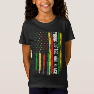 Camiseta Jovem Orgulho Negro E Presente Na América Negra