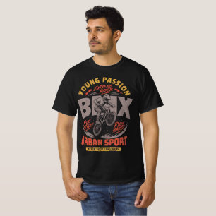 Camiseta Jovem Paixão Ciclista de BMX Urbano