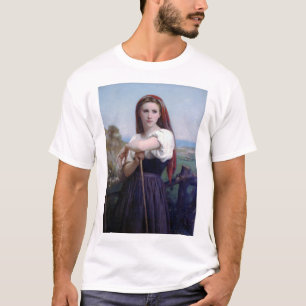 Camiseta Jovem Pastora, Bouguereau