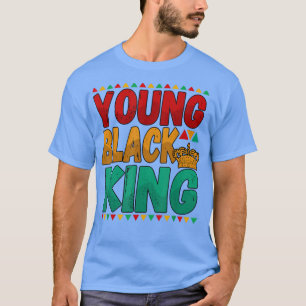 Camiseta Jovem Rei Negro África Juntee Black Hist
