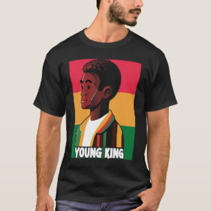 Camiseta Jovem Rei Negro Juventude Negra Excelência Negra