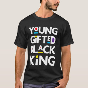 Camiseta Jovem Rei Negro Presente Filho Menino Melanin Todd
