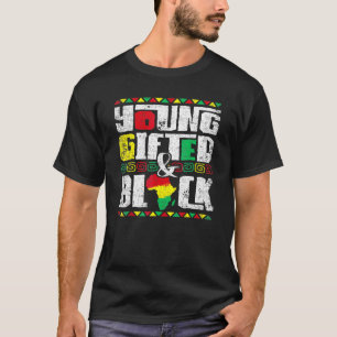 Camiseta Jovem Talentoso E História Negra Melanina American