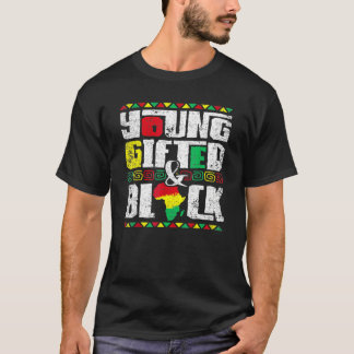 Camiseta Jovem Talentoso E História Negra Melanina American