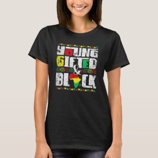 Camiseta Jovem Talentoso E História Negra Melanina American