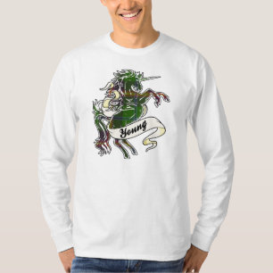 Camiseta Jovem Tartan Unicorn