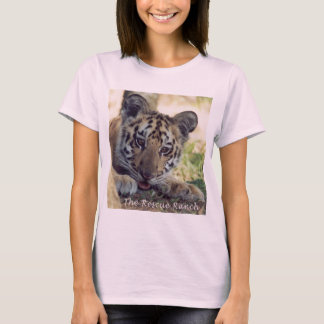 Camiseta jovem tigre peek-a-boo