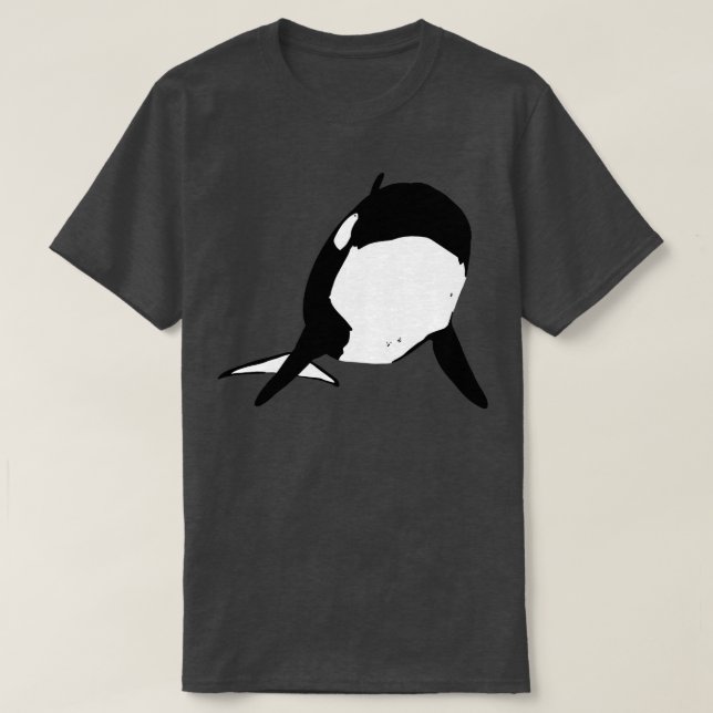 Camiseta jovem TRUA, a baleia assassina sem nome (Frente do Design)