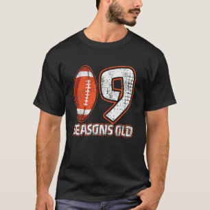 Camiseta Jovens 9º Aniversário Futebol Boy Nove Anos
