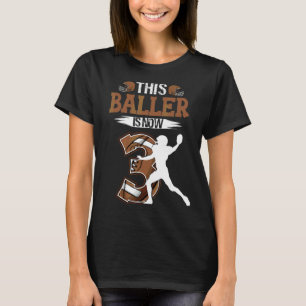 Camiseta Jovens aniversário de 3 anos Futebol Garoto De 3 A
