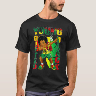 Camiseta Jovens da História Negra Mês Crianças Batidas Bati