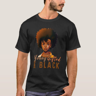 Camiseta Jovens da História Negra Negra Americana Negra