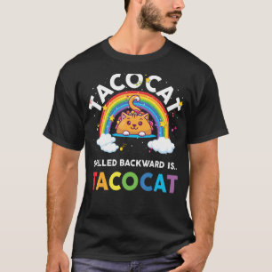 Camiseta Jovens do Taco Ca Meninas Ortografadas Para Trás É